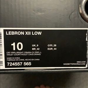 Kenton 12 low purple and orange